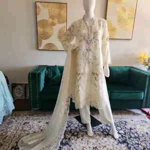 3 piece pakistani suit party wear