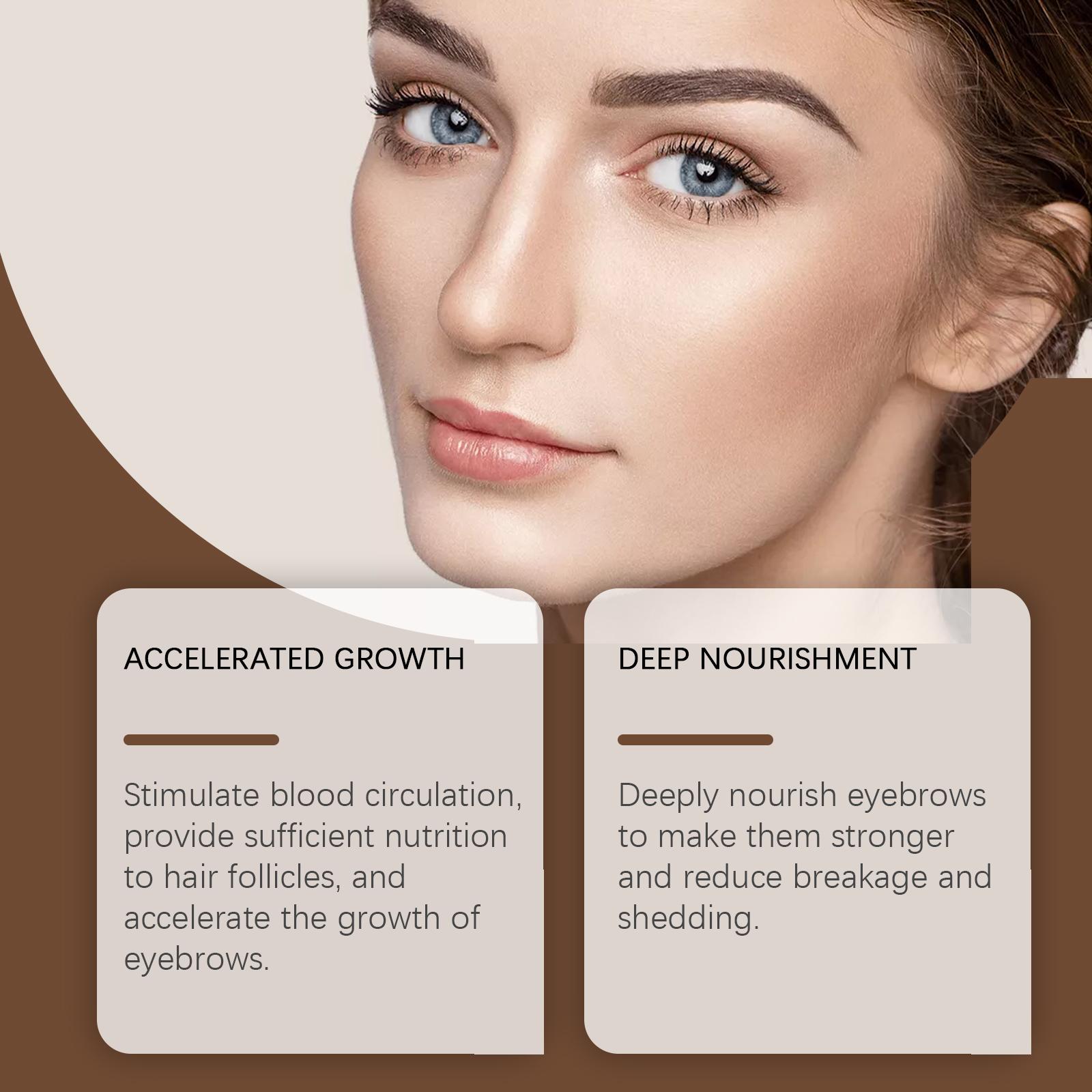 Eyebrow Care Essential Oil, Gentle Moisturizing Brow Root Sweet Natural Beauty Care Solution