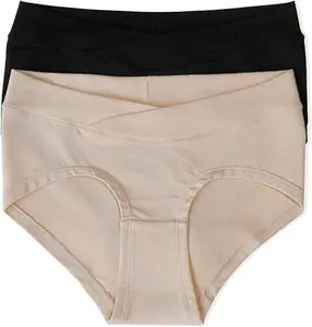 Maternity Hipster Panties | 2 Pack Maternity Underwear Under the Bump