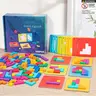 Quick-Thinking Puzzle Blocks, Wooden Brain Teaser Game, Challenge Puzzle Game, Creative Puzzle, Spatial Awareness and Problem-Solving Toy, Educational Birthday Gift, Shape Recognition Puzzles, Wooden Handmade Puzzle, Logic Puzzles