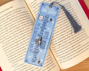 Hockey Romance Book Club Laminated Bookmark