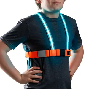 Noxgear TracerJr Child Illuminated Safety Vest - Durable & Adjustable for Biking or Outdoor Play