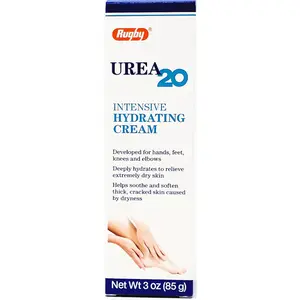 Rugby 20% Urea Cream for Cracked Feet & Rough Skin - Professional Strength Callus Remover & Deep Hydration (3oz)
