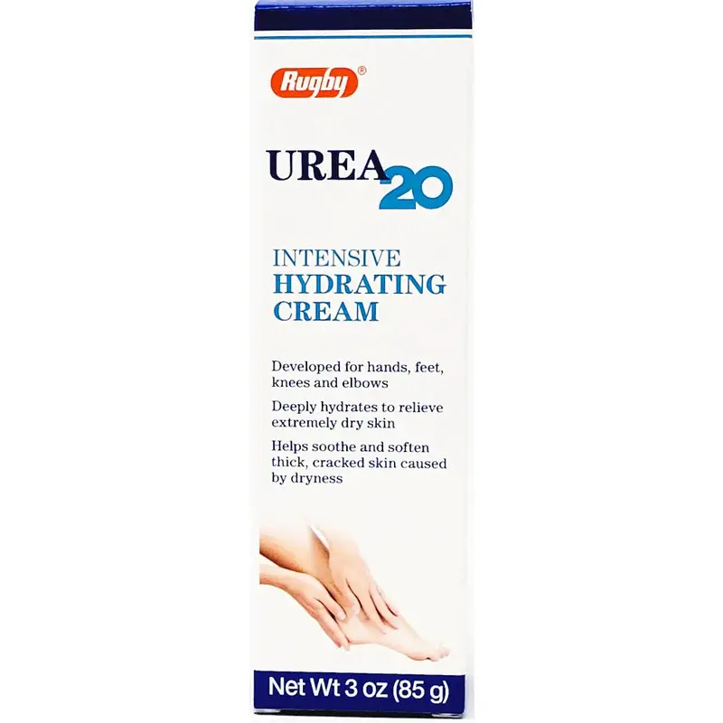 20% Urea Rugby Lotion, Professional Strength Callus Remover for Dry Cracked Feet & Rough Skin - Hydrating, Silky Smoothing, Deep Moisture (3oz)