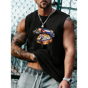 Vests stylish Cuban flag design clothing