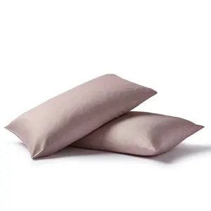 Mulberry Herringbone Pair of Standard Pillowcases
