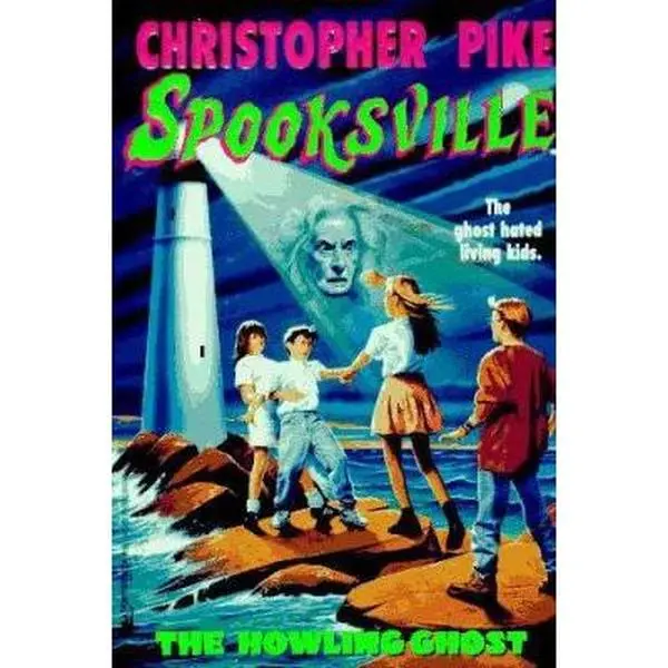 Used Literature Book - The Howling Ghost (Spooksville 2) by Christopher Pike, English Paperback Fiction Book, Thriller Novel, Fiction Books