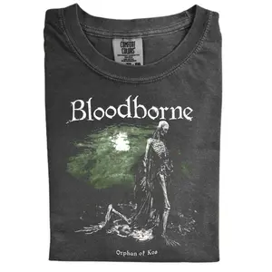 The  BLOODBORNE ORPHAN OF KOS Comfort Color, Vintage Game Shirt, Gift for Men, Gift for Women, Crew Neck T-shirt, Trending T-shirt