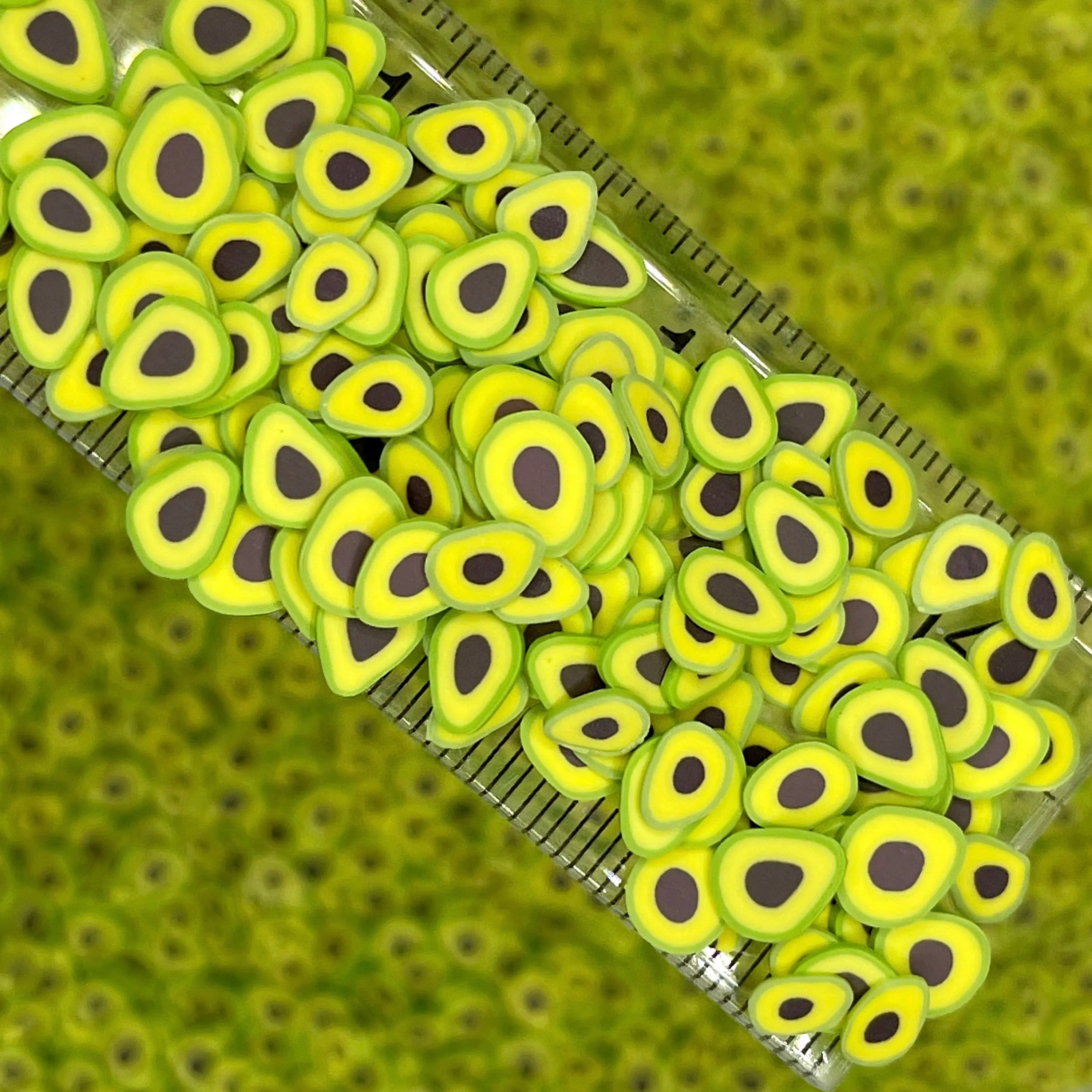 5MM Avocado, Food Polymer Clay Sprinkle (NOT EDIBLE) D22-26