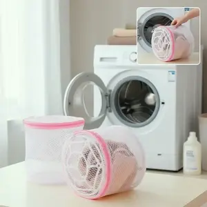 Anti-deformation Bra Washing Bag, 2/4pcs Mesh Wash Bag for Washing Machine, Laundry Products, Laundry Tools & Accessories