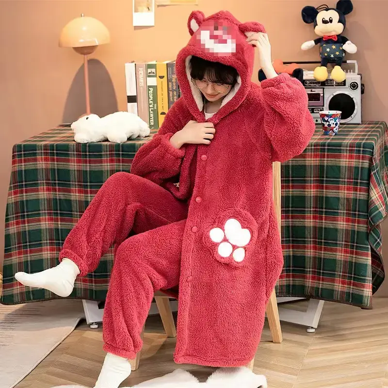 Strawberry Bear Sleeprobe+Pants