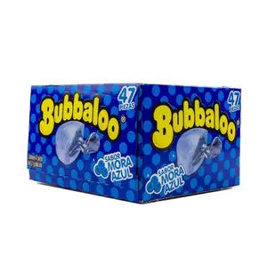 Bubbaloo chicle - Bubble Gum 47 pcs Fruity Snack Sweet Candy Flavor Strawberry bubble gum