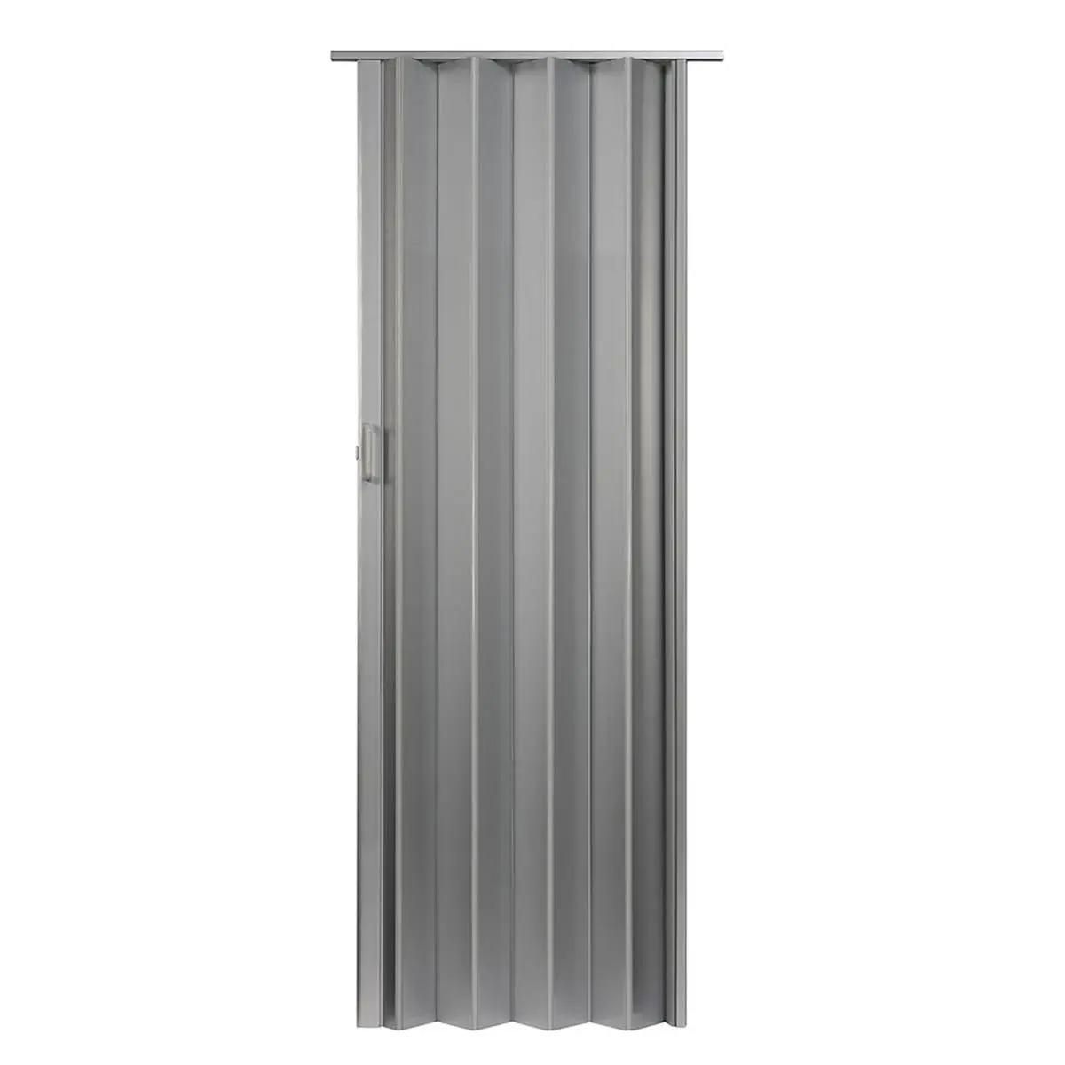 212 MAIN Oakmont Adjustable Double-Layer UV Resistant Folding Patio Door - Custom-Cut, 36 in W x 80 in H, Silver, Sun Protection, for Patio Use & Any Room, Folding Door