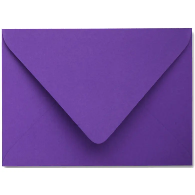 Purple A2 Euro Flap Envelope