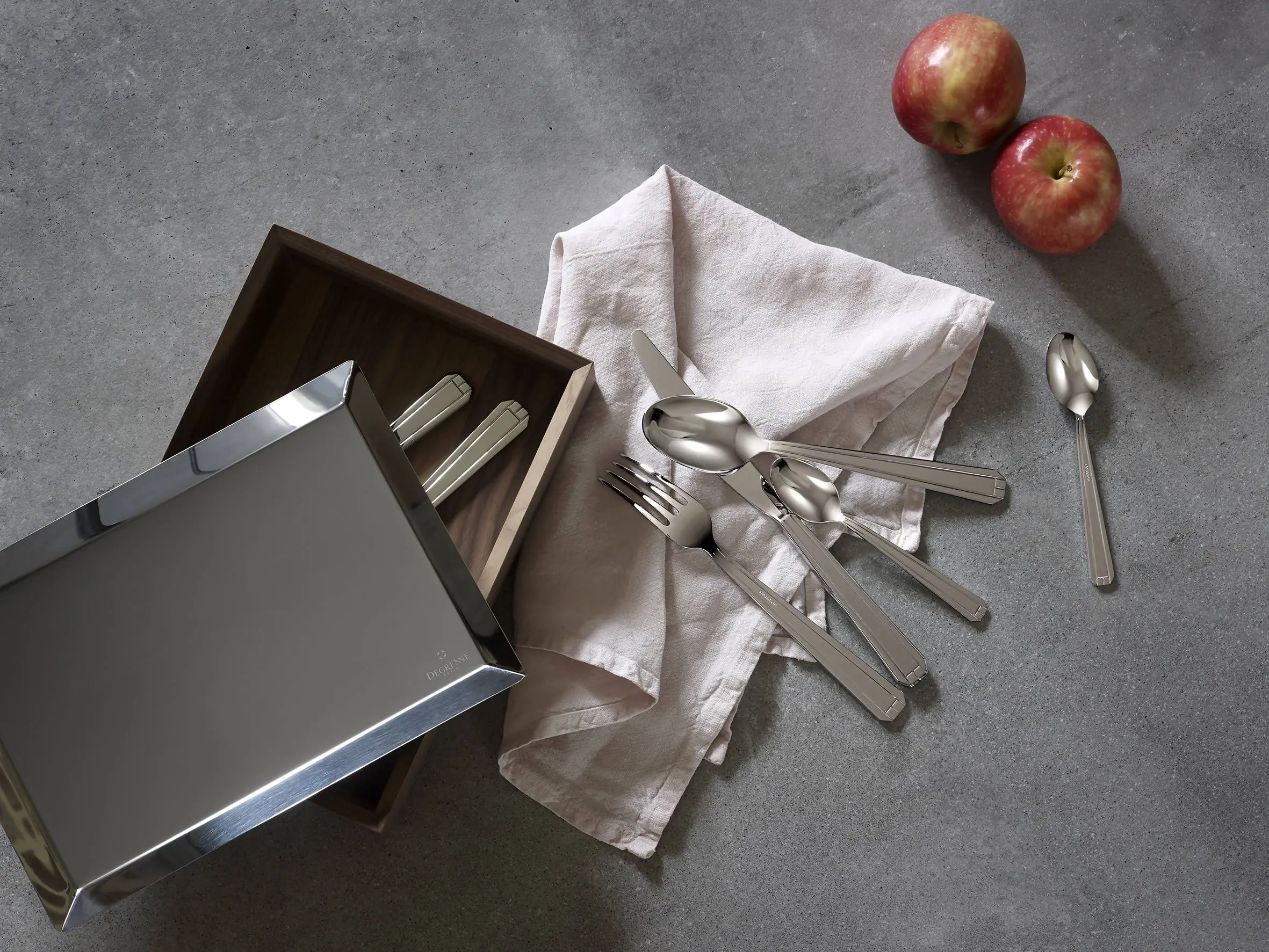 Normandy Flatware set by Degrenne Paris