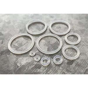 10 pack of Clear Replacement O-Rings Bands for Plugs or Tunnels