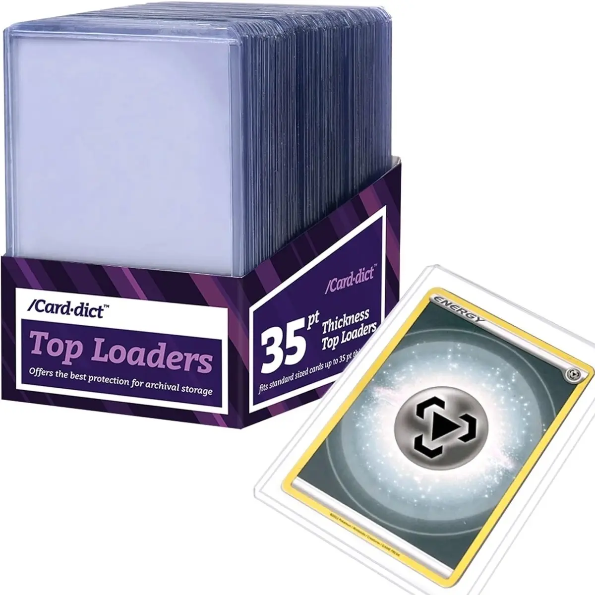 50ct Top Loaders Compatible with Pokemon Trading Card 35pt 3 x 4 Rigid  Sports Cards Protectors, Hard Plastic Sleeves Toploader for MTG, Yugioh,  Baseball, Sports Game Trading Card - TikTok Shop