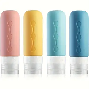 Portable Travel Refillable Toiletry Bottles Leak Proof Mini Liquid Storage Containers Reusable Empty Bottles Suitable For Cosmetics Shampoo Body Wash Lotion Multifunctional Travel Daily Bathroom Organizer Accessories