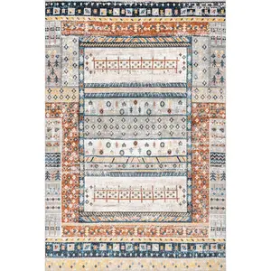 Shannon Machine Washable Geometric Tribal Area Rug