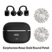 Black+Gold Round Petal