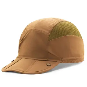 Cycling Cap Sunhat Mesh Breathable Camping Walking Hat Adjustable Elastic Band Peaked Cap Outdoor Accessories Unisex