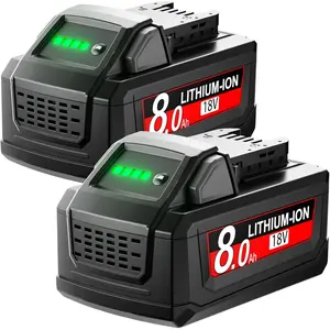 8.0Ah for M18 Battery 18V Lithium Compatible with 48-11-1815 48-11-1820 48-11-1840 48-11-1850 48-11-1860 Tools (M18)