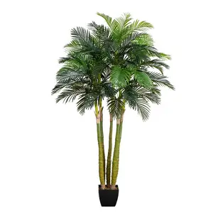 Nearly Natural T5011 9.5 ft. Giant Five Stalk Artificial Areca Palm Tree