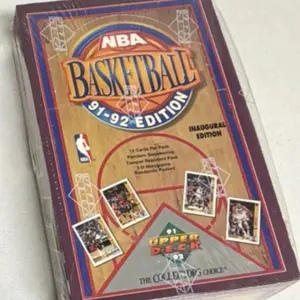 Upper Deck NBA Basketball 91-92 Edition Inaugural Edition 12 Cards Per Pack Random Supplement Tempo Refill Pack 3-D Highlights Randomly Packed