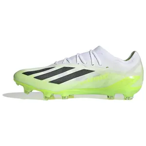 Adidas X Crazyfast.1 Round-Toe Lace-Up FG Cleats Unisex Soccer Shoes Trending Shoes, House White Official Shoes to Get / Maison Mihara