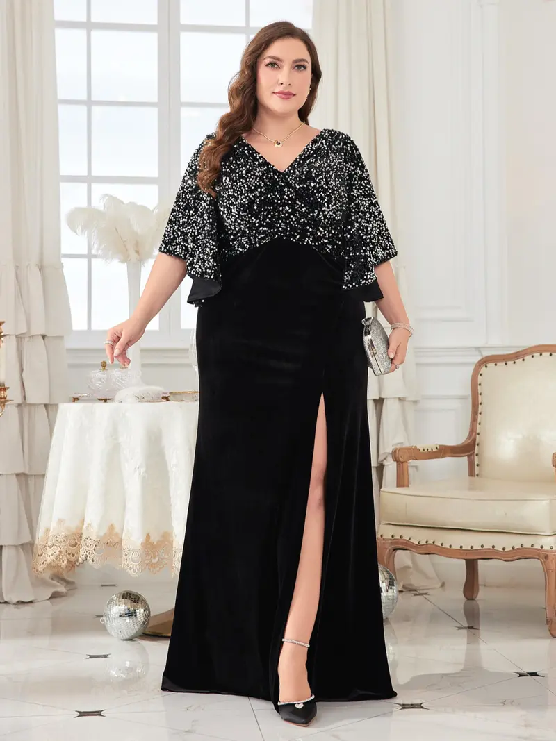 plus size silver dresses for special occasions - TikTok Shop