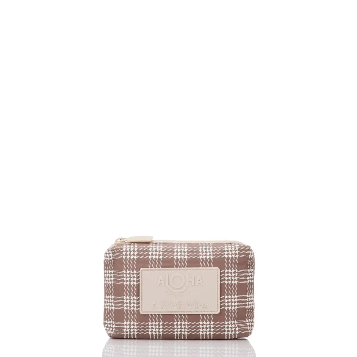 Aloha Collection "Palaka" Mini Pouch - Affogato