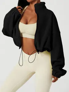 Women's Fall Winter Fashion Casual Sportswear Yoga Jacket Top, Warm Comfortable Design, Suitable for Daily Wear & Sports, Stylish & Versatile