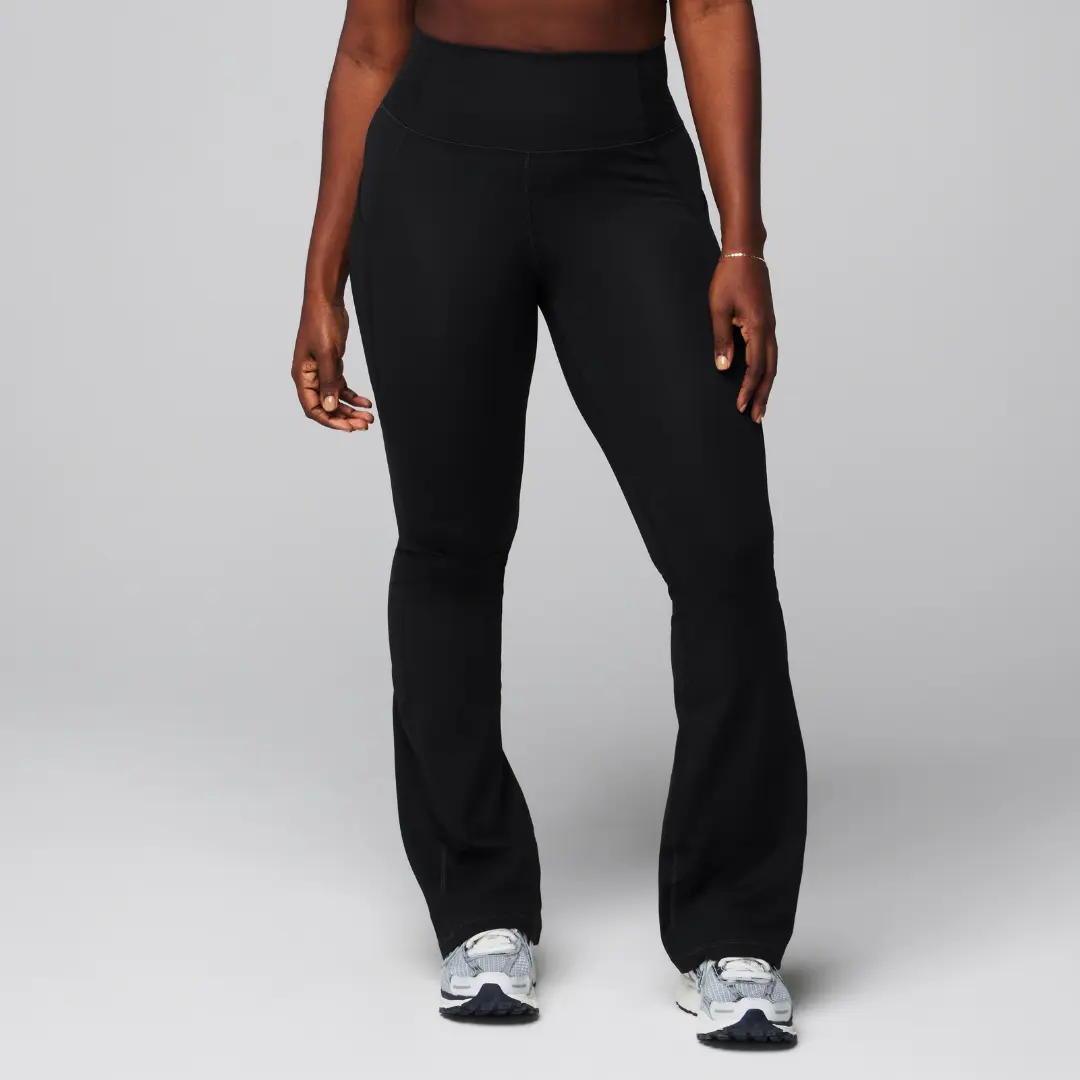 Fabletics Women's Oasis High-Waisted Pocket Kick Flare flared leggings Fabletics Women's Oasis High-Waisted Pocket Kick Flare flared leggings