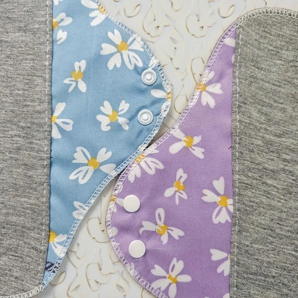 Reusable Adult Diaper Cotton Non-slip Soft Menstrual Cloth Sanitary Washable Panties Feminine Hygiene Pad Period Panty Liners