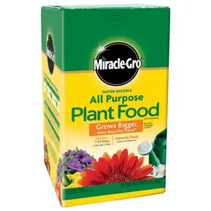 Water Soluble All Purpose Plant Food 3 lbs. for Indoor/Outdoor Plants, Roses, Flowers, Vegetables, Dry Fertilizer