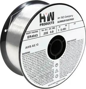 ER4043 .035" x 1-LB Aluminum MIG Welding Wire made in Canada (1-Pack)