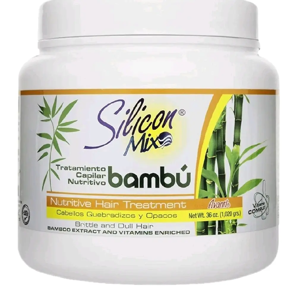 Silicon Mix Bambu Nutritive Hair Treatment 36oz - Balances Quercidin & Oxygen - Treats Fine and Dull Hair - BAMBUD EXTRACT AND VITAMINS ENRICHED