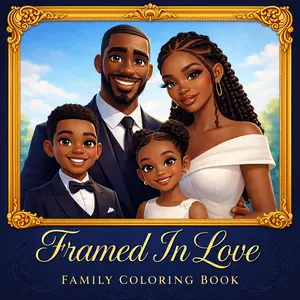 Framed in Love A Family Portrait Coloring Book Celebrating Family, Faith & Forever Bonds Where Every Page Tells a Story of Love
