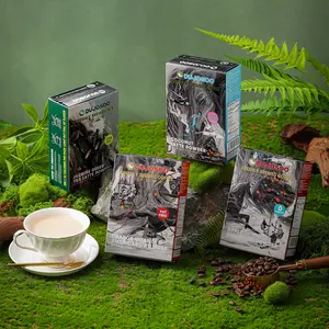 Dujosoo Healthy Instant Latte & Coffee Powder Variety Pack - 4 Flavors, 120 Sachets Per Case | Low Calorie, Sugar Free, Quick Dissolve, Antioxidant Boost