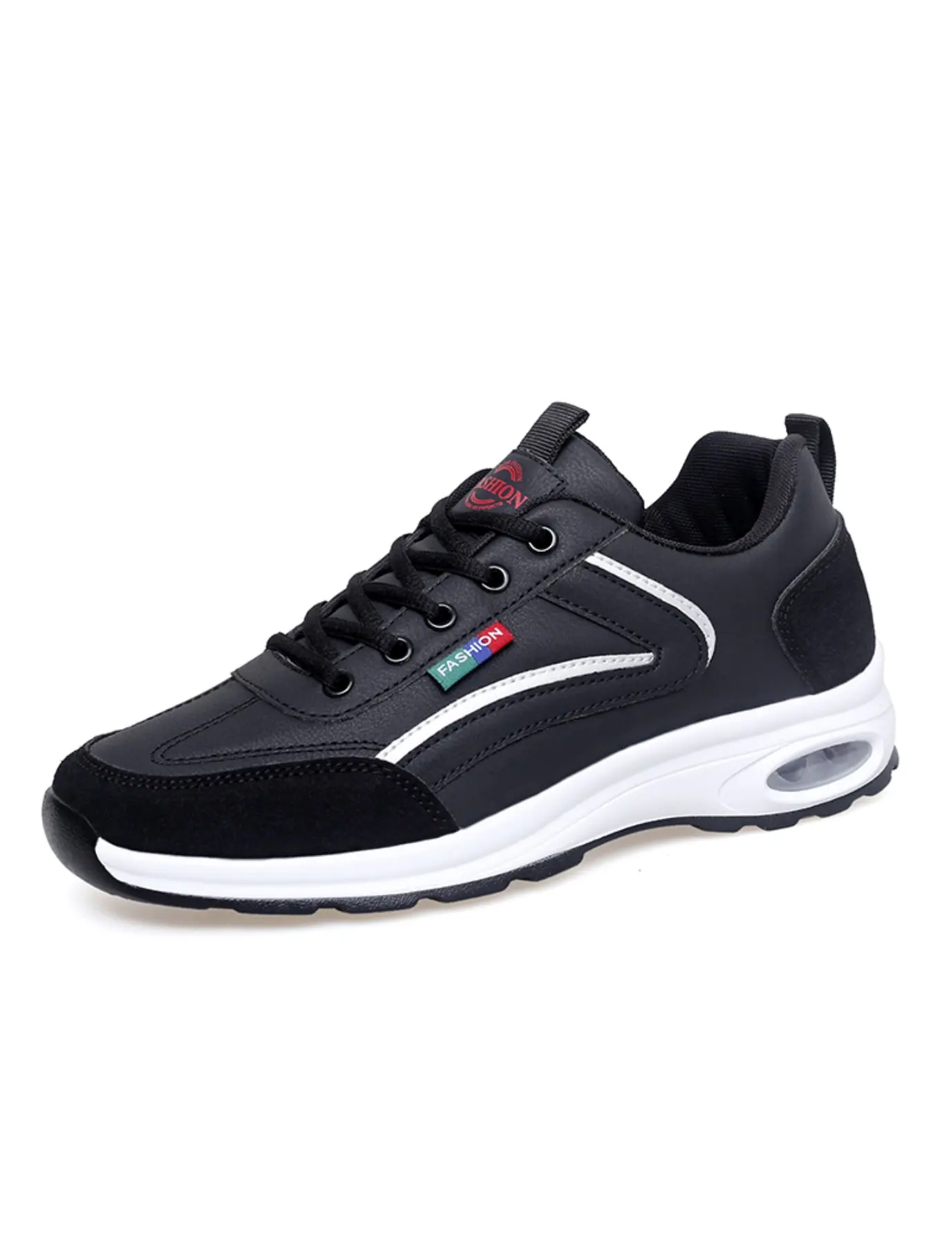 New Shein Temu Bestselling Men's Casual Sports Shoes, Breathable Mesh, Air Cushion Soft Sole, Anti-Slip Travel Shoes