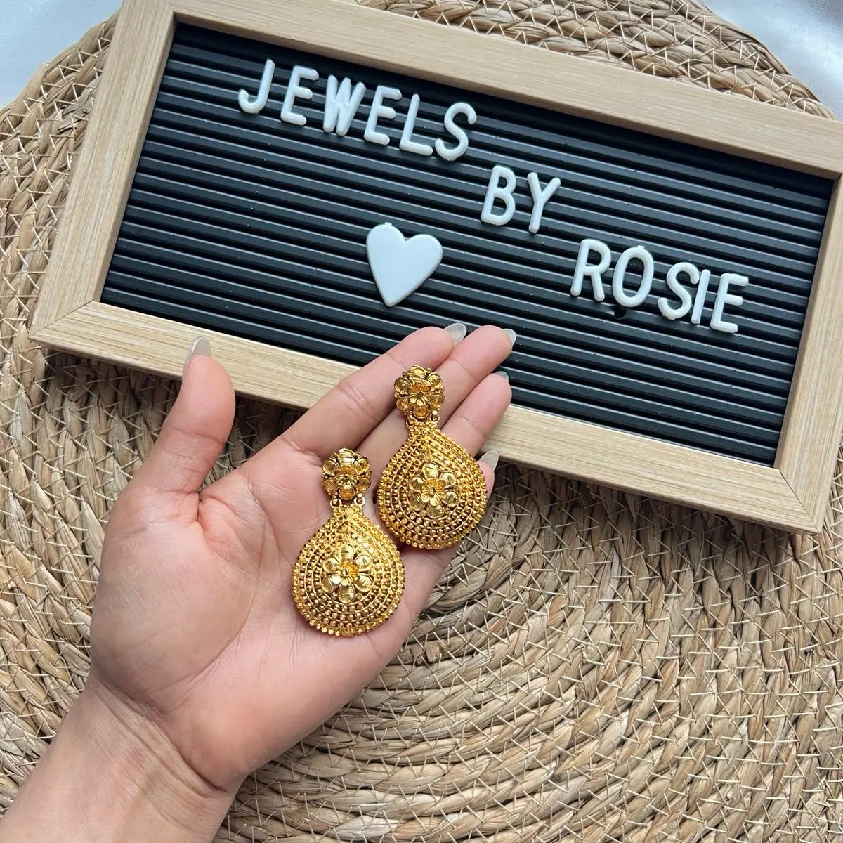 Gold plated jhumka