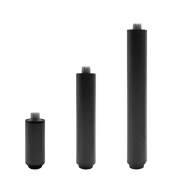 Carbon Fiber Pool Cue Extension for Adults, Second Gen Stackable Design, Fits BCL Series Bull Carbons, No Weight Bolt Required, Cues