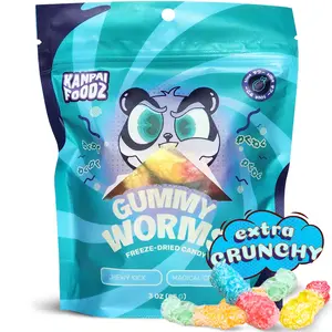 $0.99 - 5oz Freeze Dried Candy - Sweet, Spicy, Worms and Sour Sweets Candy Snack