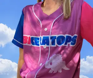 Bisexual Pride Shirt Baseball Jersey Team Biceratops Best Price