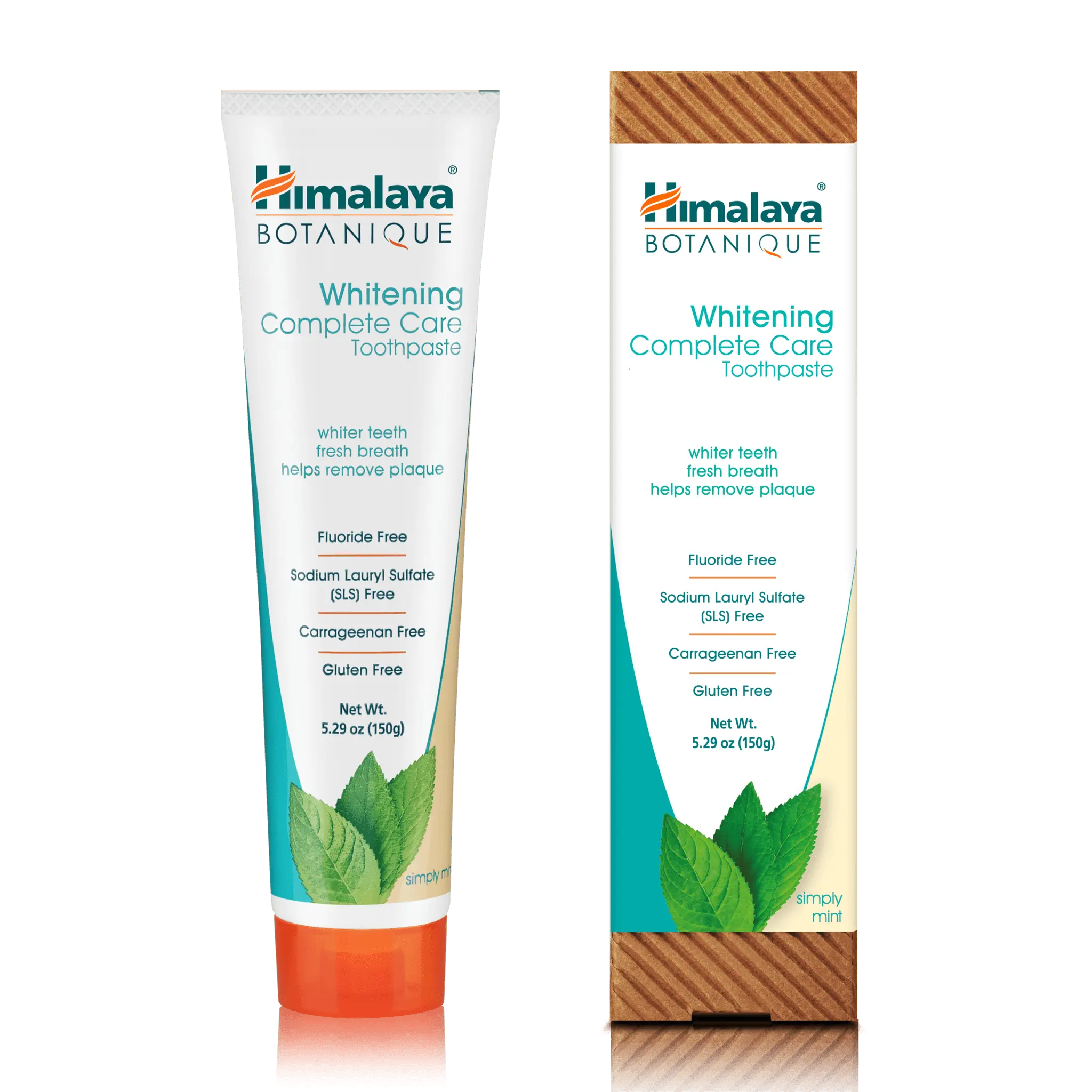 Himalaya Botanique Complete Care Whitening Toothpaste, Simply Mint, for a Clean Mouth, Whiter Teeth and Fresh Breath, 5.29 oz Himalaya Botanique Complete Care Whitening Toothpaste, Simply Mint, for a Clean Mouth, Whiter Teeth and Fresh Breath, 5.29 oz