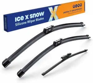 Silicone Windshield Wiper Blades Replacement for Volkswagen VW Tiguan 2022-2018 /Touareg 2023-2019 Automotive Replacement Windshield Wiper Blades(25"+22"+15" Front Rear Wiper Blade Set)