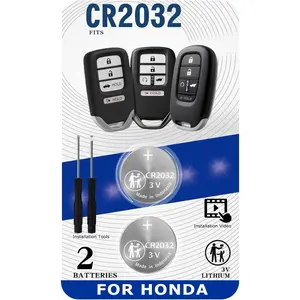 Key Fob Replacement for Honda (CRV Civic Accord Pilot Odyssey HRV Fit Passport Ridgeline Crosstour Insight Clarity CRZ) Smart Remote (Check Fitment Guide)(2 Pack)