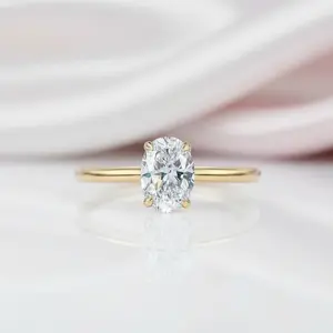 10k Yellow Gold Diamond Option Engagement Ring