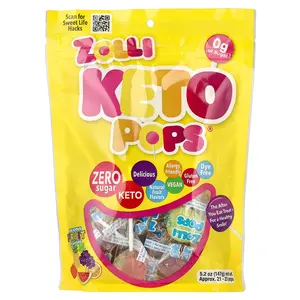 Zollipops Keto Pops®, Fruit, Approx. 21-23 Pops, 5.2 oz (147 g)