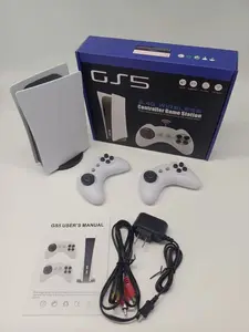 GS5 Game Station Retro Console with 2 Wireless Controllers | 620+ Classic Video Games
